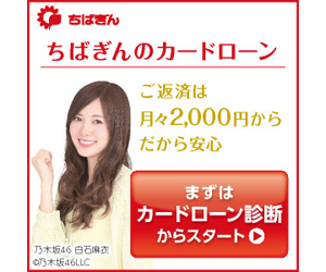 千葉銀行カードローン「ちばぎんカードローン」
